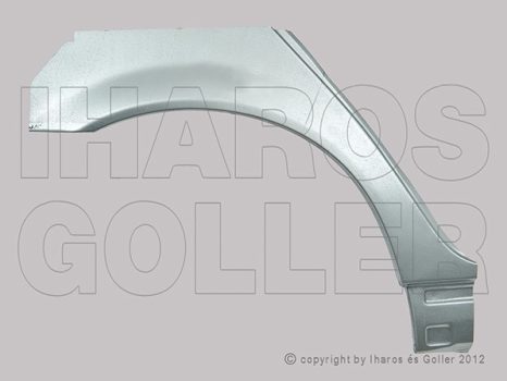 BMW 3 (E46) 1998.04.01-2001.08.31 Hátsó sárvédő javítóív jobb 4a./kombi (12KP)