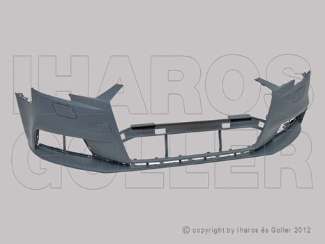 Audi A3 8V(3 ajtós) 2016.04.01-2020.04.20 Első lökhárító alapozott, 4 szenz./PDC jelöléssel (1A2A)