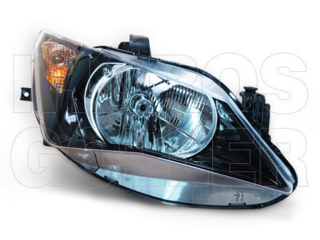 Seat Ibiza 2012.03.24-2015.03.02 FSZ H4 jobb fekete házas (motorral)VALEO (03Z0)