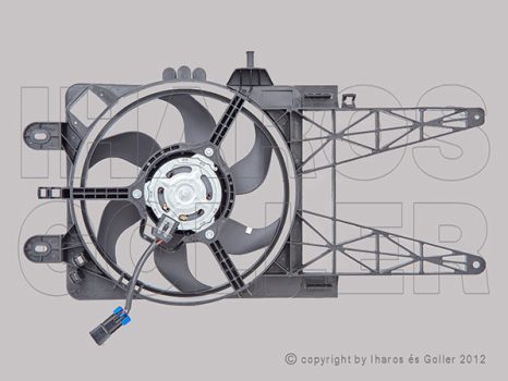 Fiat Punto 1999.09.01-2003.06.30 Hűtőventilátor kpl.,nem klimás (1.2,1.2 16V) (1D16)