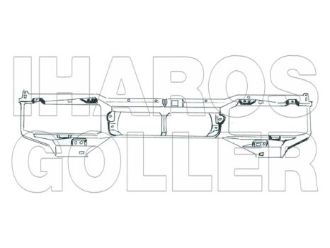 Citroen Jumpy 2004.01.01-2007.02.28 Homlokfal (0N8H)