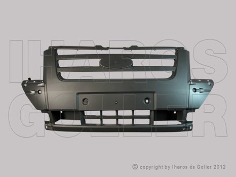 Ford Transit 2006.04.01-2014.04.30 Első lökhárító középrész (sötétszürke) (15RV)