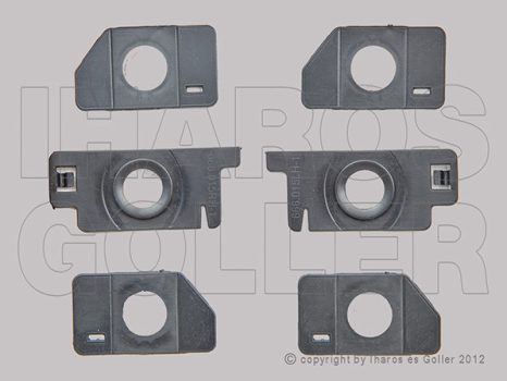 Opel Zafira 2011.09.01- Szenzor tartó szett első lökhárítóba (6 db) (161Y)
