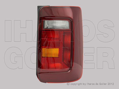 VW Caddy III 2015.06.01-2020.08.30 Hátsó lámpa üres sötétített jobb (2 ajtós) (1EKC)