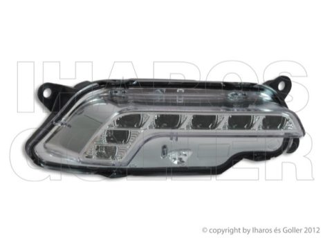 Mercedes E (W212) 2009.03.01-2013.02.28 Nappali fény jobb LED "L" alakú 12.12-ig TYC (00WF)