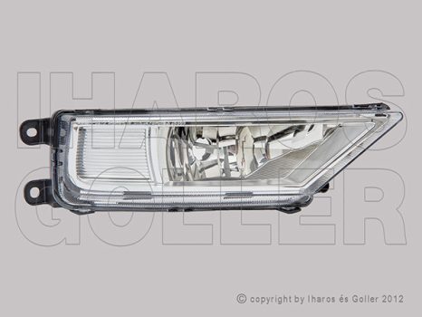 VW Tiguan 2016.01.04- Ködlámpa (H8) króm jobb statikus kanyarkövető-17.05. TYC (1EA2)