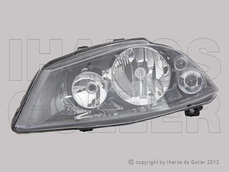 Seat Cordoba 2002.09.01-2008.02.28 fényszóró H3/H7 bal s.szürke házas 06.2- (motoros állítás, motor nélkül) TYC* (1I7T)
