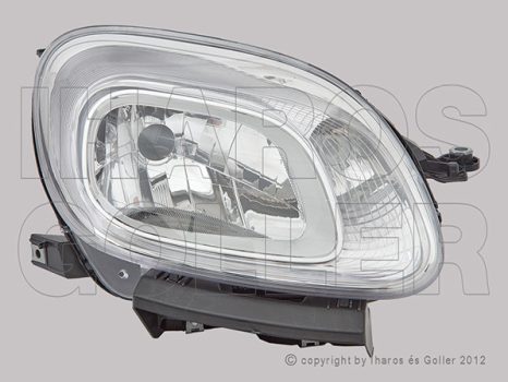 Fiat Panda 2012.01.01- Fényszóró H4 jobb (motorral) TYC (01MW)