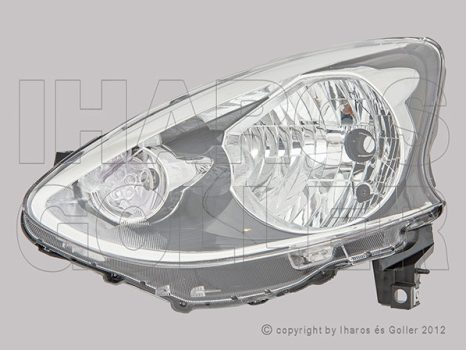 Nissan Micra (K13) 2013.06.01-2017.02.01 fényszóró H4 bal sötét házas (motorral) TYC (1EML)