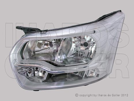 Ford Transit 2014.05.01-2019.05.19 fényszóró H7/H15/H1+LED bal nappali fényes. (motorral) TYC (1BEK)