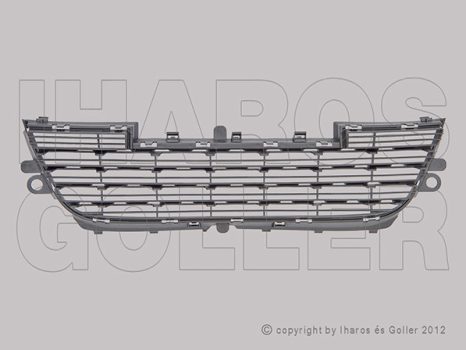 Peugeot 2008 2013.03.01-2016.03.31 Rács a lökhárítóba középső, alsó (1E5R)