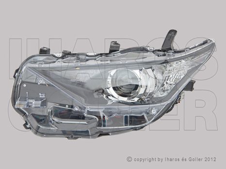 Toyota Auris 2015.06.01-2019.02.01 Fényszóró HIR2/LED bal, V.-típ. (motoros állítás, motor nélkül) DEPO (1CYN)