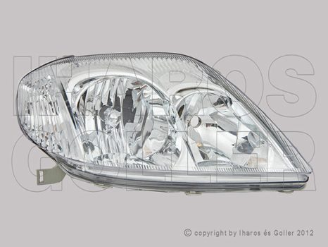Toyota Corolla (E120) 2002.01.01-2004.05.31 fényszóró H7/HB3 jobb 4a.+Kombi (motoros állítás, motor nélkül) FARBA tip. (1DE5)