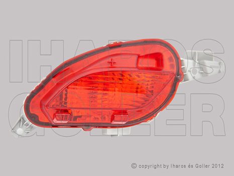 Toyota Yaris 2014.07.01-2017.02.28 Hátsó ködzárófény üres bal (1FFK)