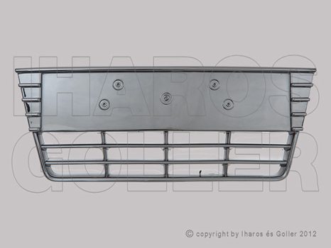 Ford Focus 2011.03.01-2014.09.31 Rács a lökhárítóba, fényes fekete (16CV)