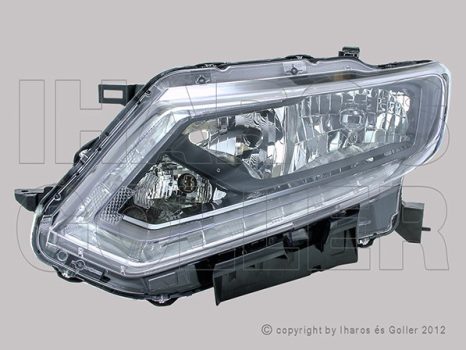 Nissan X-TRAIL (T32) 2014.06.01-2017.08.01 Fényszóró H11/H9 bal LED-es (motorral) TYC (1AH7)