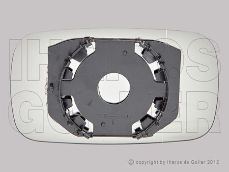 Fiat Punto 1993.09.01-1999.08.31 Tükörlap cserélhető bal, sík (090Y)