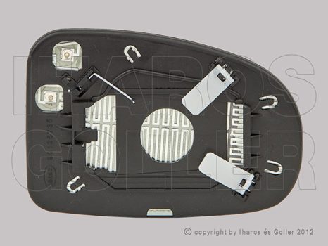 Toyota Avensis 2008.11.01-2011.12.31 Tükörlap cserélhető bal, aszférikus ,fűthető (1ICL)