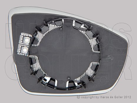 Skoda Citigo 2011.10.01- Tükörlap cserélhető bal, aszférikus, fűthető (0V2U)