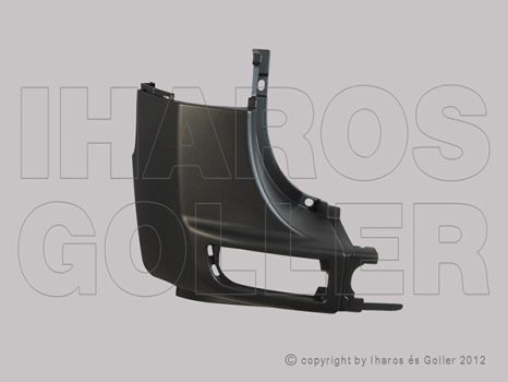 Mercedes Sprinter (W906) 2006.06.01-2013.09.07 Hátsó lökhárító sarok bal, ködlámpa lyukkal (12RA)