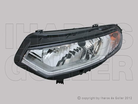 Ford EcoSport 2012 01.01.-2017.09.30 Fényszóró H4 bal LED-es (motorral) DEPO (13R4)