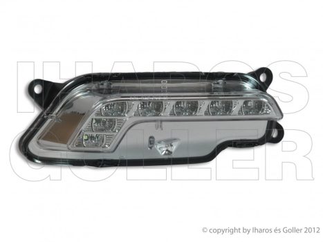 Mercedes E (W212) 2009.03.01-2013.02.28 Nappali fény jobb LED "L" alakú 12.12-ig DEPO  (081C)