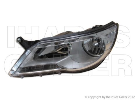 VW Tiguan 2007.11-2011.06.30 Fényszóró 2H7 bal (motorral) DEPO (01LH)