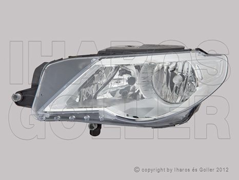 VW Passat CC 2008.05.01-2012.01.31 Fényszóró 3H7 bal (motorral) DEPO (01XB)