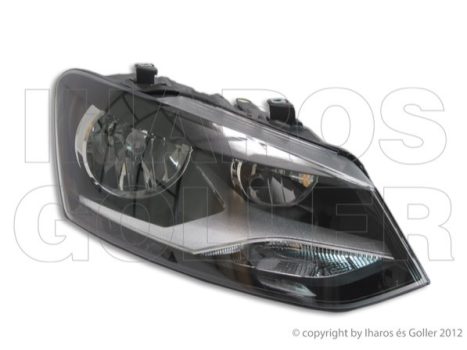 VW Polo V 2009.06.01-2014.04.21 fényszóró 2H7 jobb Comfortline,Highline (motorral) DEPO (00VF)