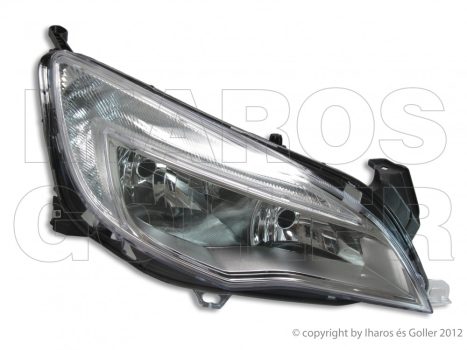 Opel Astra J/1 2009.09.01-2012.08.31 Fényszóró 2H7 króm ház jobb (motorral) DEPO (08B8)