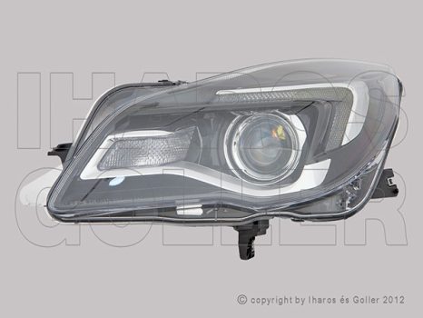 Opel Insignia 1/2 2013.09.01-2017.01.01 Fényszóró HIR2+LED nappalif. (motorral) bal DEPO (1G8Z)