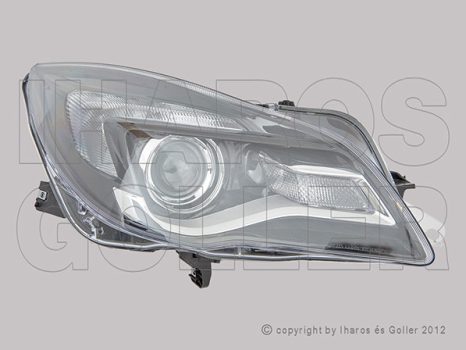 Opel Insignia 1/2 2013.09.01-2017.01.01 Fényszóró HIR2+napp.f., fek.h. (motorral) jobb DEPO (1C6W)