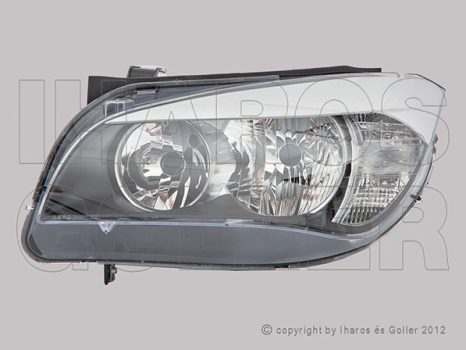 BMW X1 (E84) 2012.07.01-2015.08.31 Fényszóró 2H7 bal fekete házas (motoros állítás, motor nélkül) DEPO (1E5X)