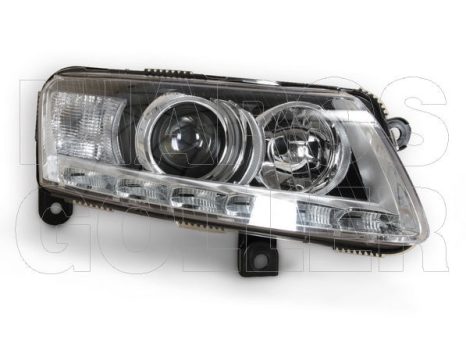 Audi A6 2008.10.01-2011.03.31 Fényszóró D3S/H7 jobb LED XENON (motoros állítás, motor nélkül) DEPO (02GE)