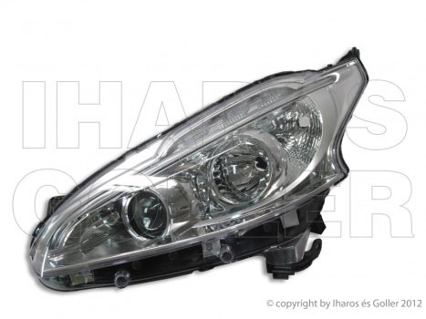 Peugeot 208 (A9) 2012.01.01-2015.05.01 Fényszóró 2H7+LED bal (motoros állítás, motor nélkül) DEPO (0WJZ)