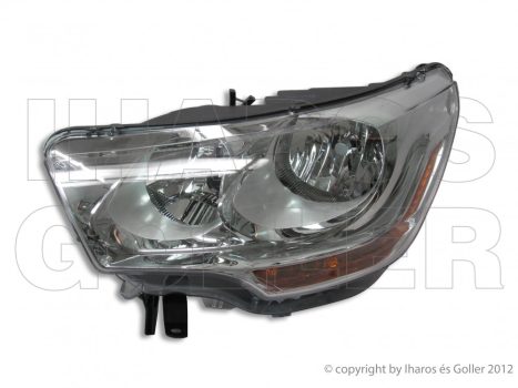 Citroen C4 2010.10.01-2014.12.01 Fényszóró H1/H7+nappali fény bal (motorral) DEPO (084K)