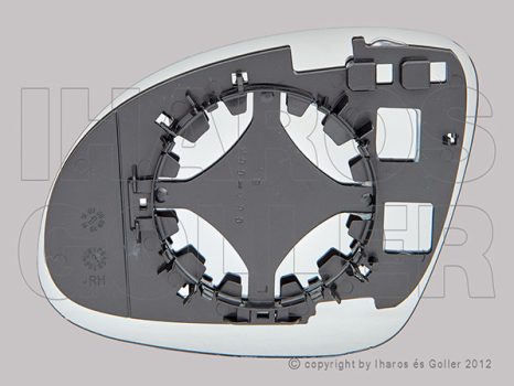 Seat Alhambra 2009.05.01- Tükörlap cserélhető jobb, domború (13LC)