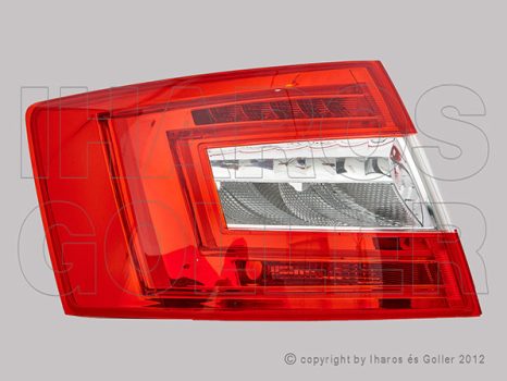 Skoda Octavia (5E) 2013.02.01-2016.09.30 Hátsó lámpa bal, LED-es (4 ajtós) (1IKW)