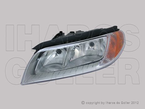 Volvo S80 2011.05.01- Fényszóró H9/H7/LED bal sárga villogó (motorral)DEPO (0ZWW)