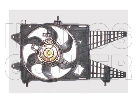 Fiat Idea 2003.01.01-2011.02.28 Hűtőventilátor kpl. (1.3MJ, 1.3Multijet) (0T2L)