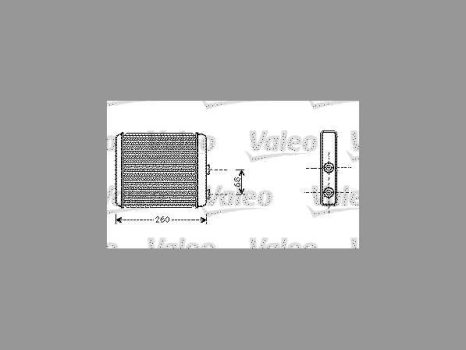 Opel Astra G 1997.09.01-2003.08.31 Fűtőradiátor (210x185x34 Delphi tip.) VALEO (0L70)