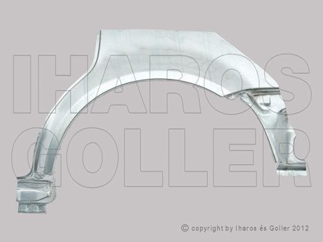VW Passat (B5) 1996.10.01-2000.10.31 Hátsó sárvédő javítóív bal (kombi) (1FVN)