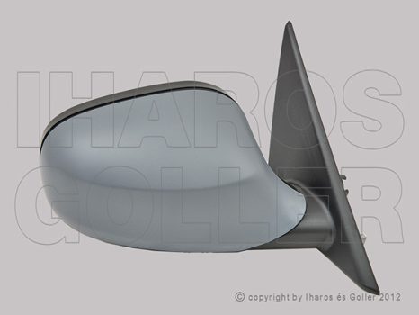 BMW 3 (E90, E91) 2008.09.01-2011.10.31 Visszapillantó tükör jobb, elektromos  állítás, fűthető, fényezendő, aszférikus * (1MHJ)
