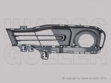 BMW 3 (F30, F31) 2015.05.01-18.11.01 Rács a lökhárítóba, ködlámpás jobb (nyitott) (191I)