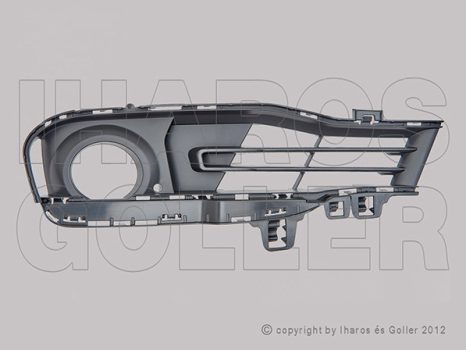 BMW 3 (F30, F31) 2015.05.01-18.11.01 Rács a lökhárítóba, ködlámpás bal (nyitott) (191H)