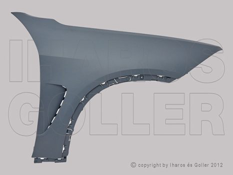 BMWX5 (F15) 2013.09.01-2018-07.31 Első sárvédő jobb, műanyag, alapozott (1JSS)