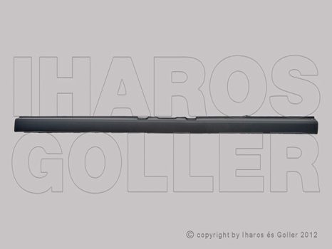 Citroen Jumper 2014.01.01- Hátsó lökhárító középrész fekete (1K43)