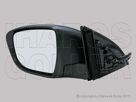 Nissan Qashqai J11 2013.12.01-2017.02.01 Visszapillantó tükör bal, elektromos  állítás, domború fűthető alapozott villogós (19AF)