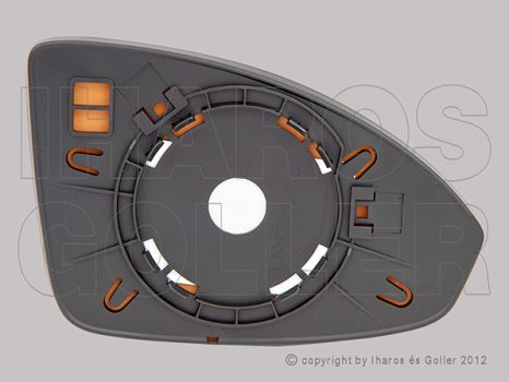 Chevrolet Cruze 2009.05.01-2012.12.31 Tükörlap cserélhető bal, domború (0NW9)