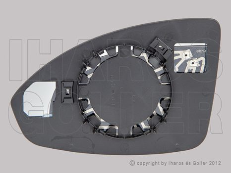 Chevrolet Cruze 2009.05.01-2012.12.31 Tükörlap cserélhető jobb, domború, fűthető (0NW7)